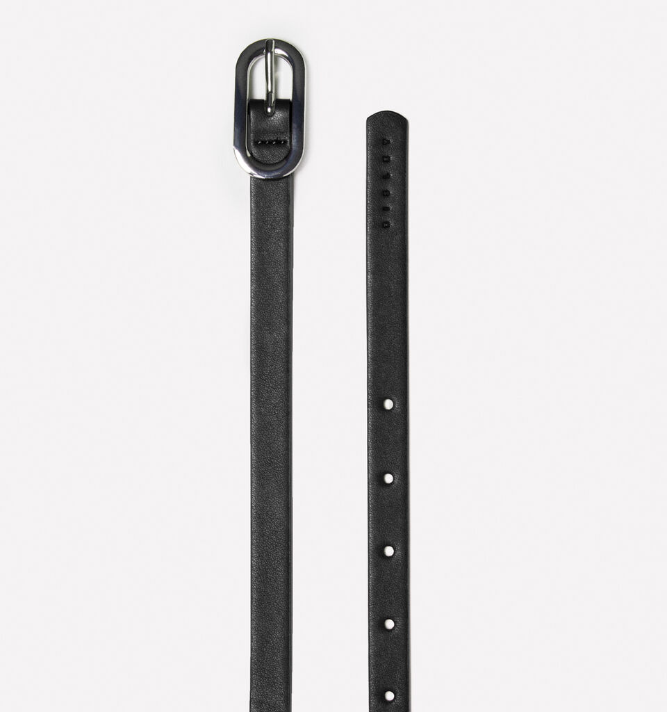 Ceinture fine noire - ceintures pour femme - Noir | Sisley image number 2